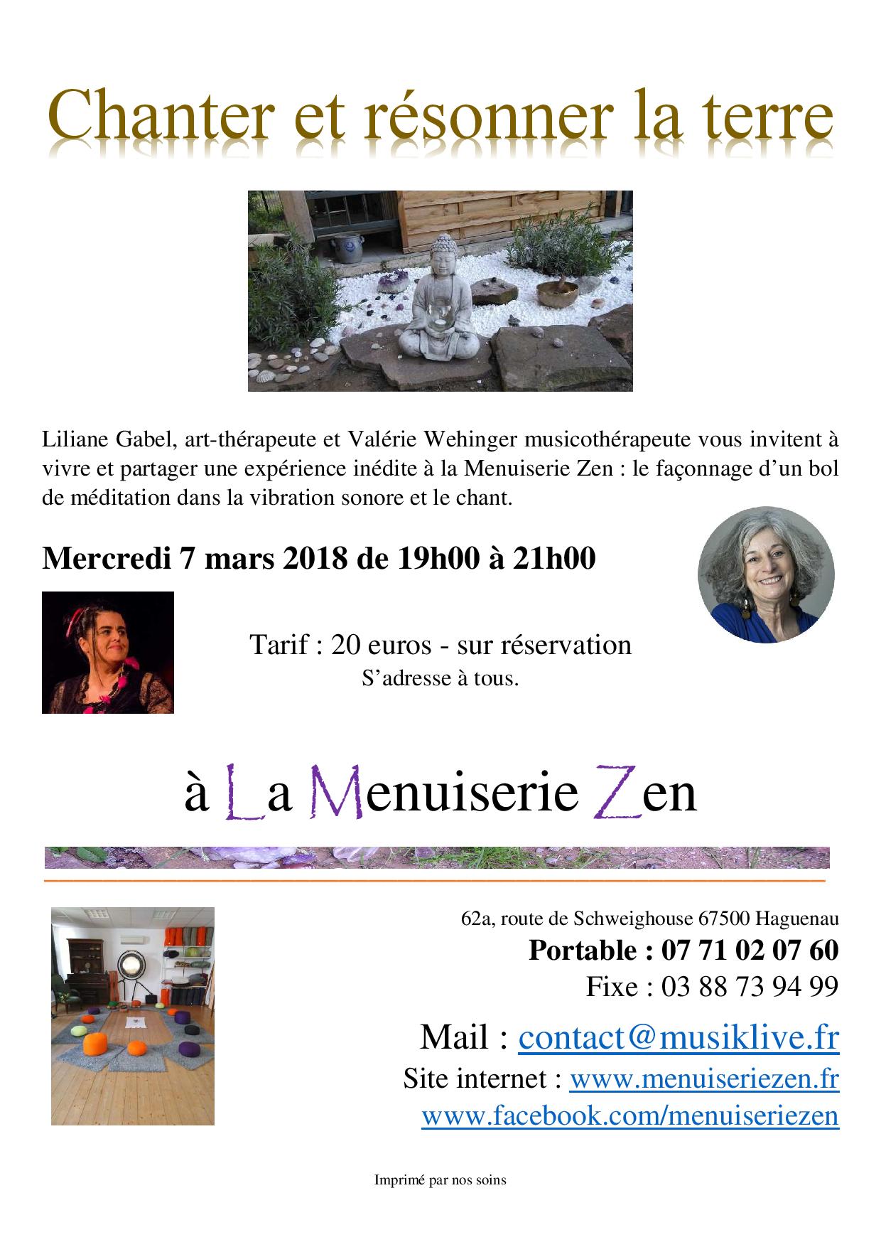 flyer terre et musique